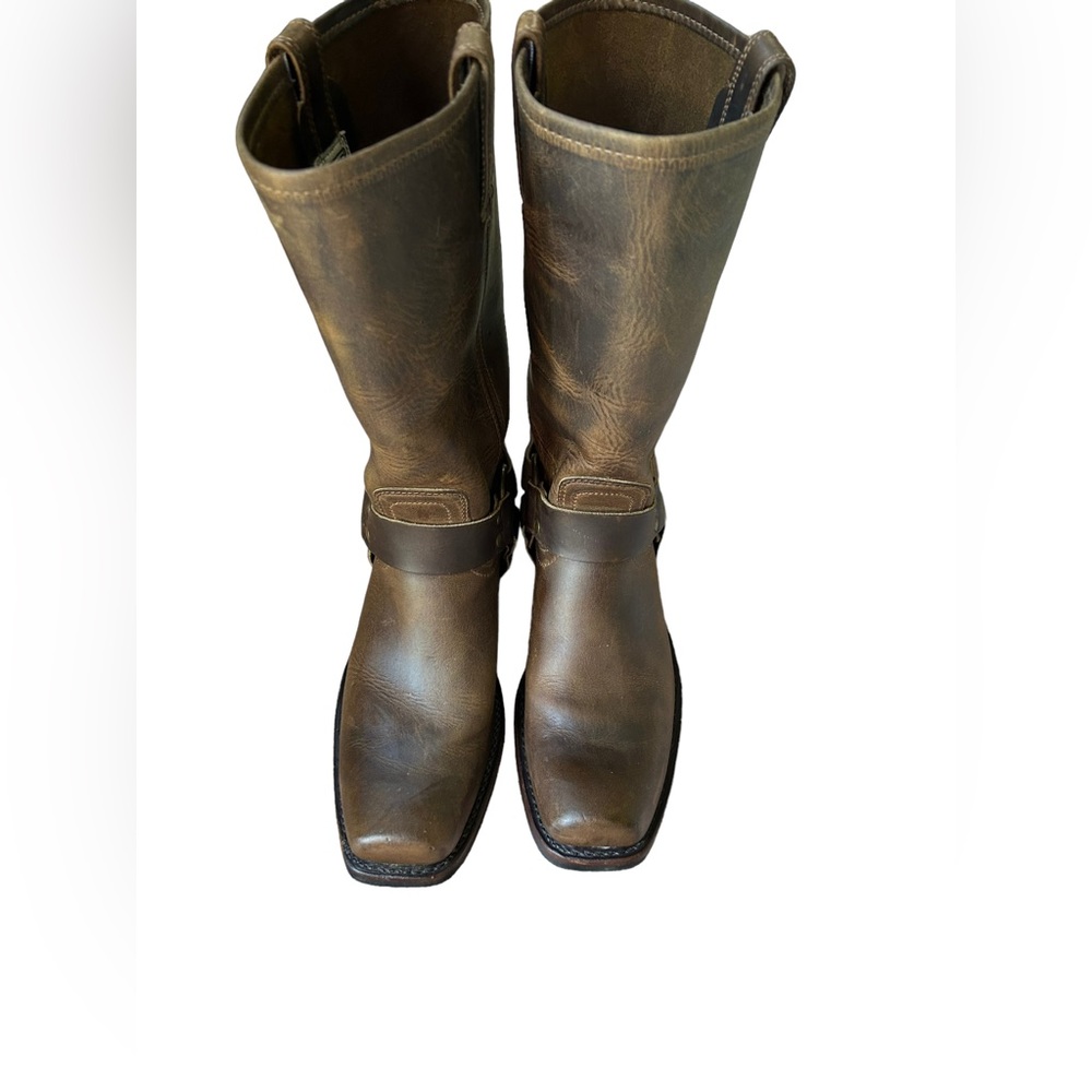 Classic Frye Harness Moto Boots - Picture 6 of 14